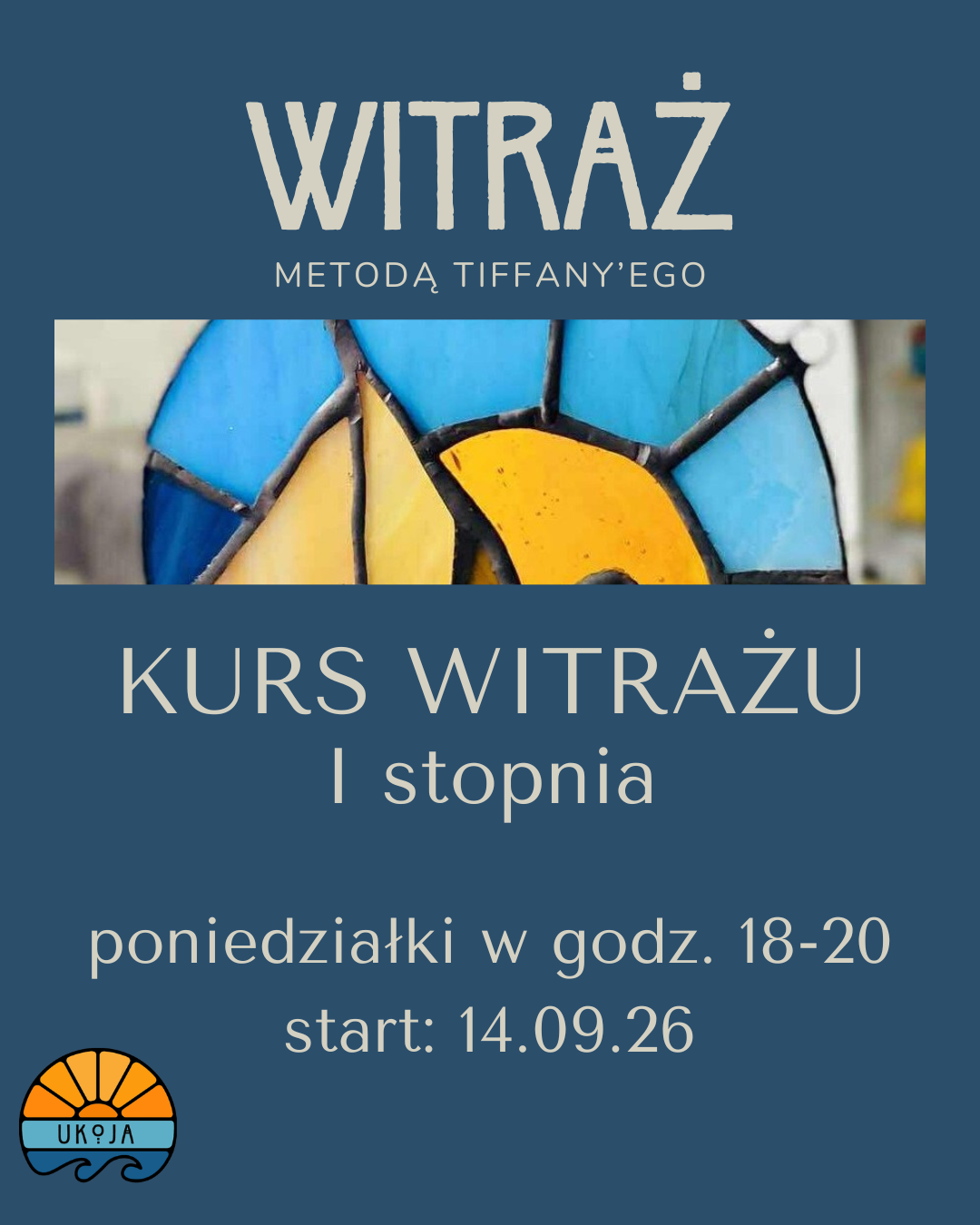 Kurs witrażu I stopnia - grupa poniedziałkowa W1A