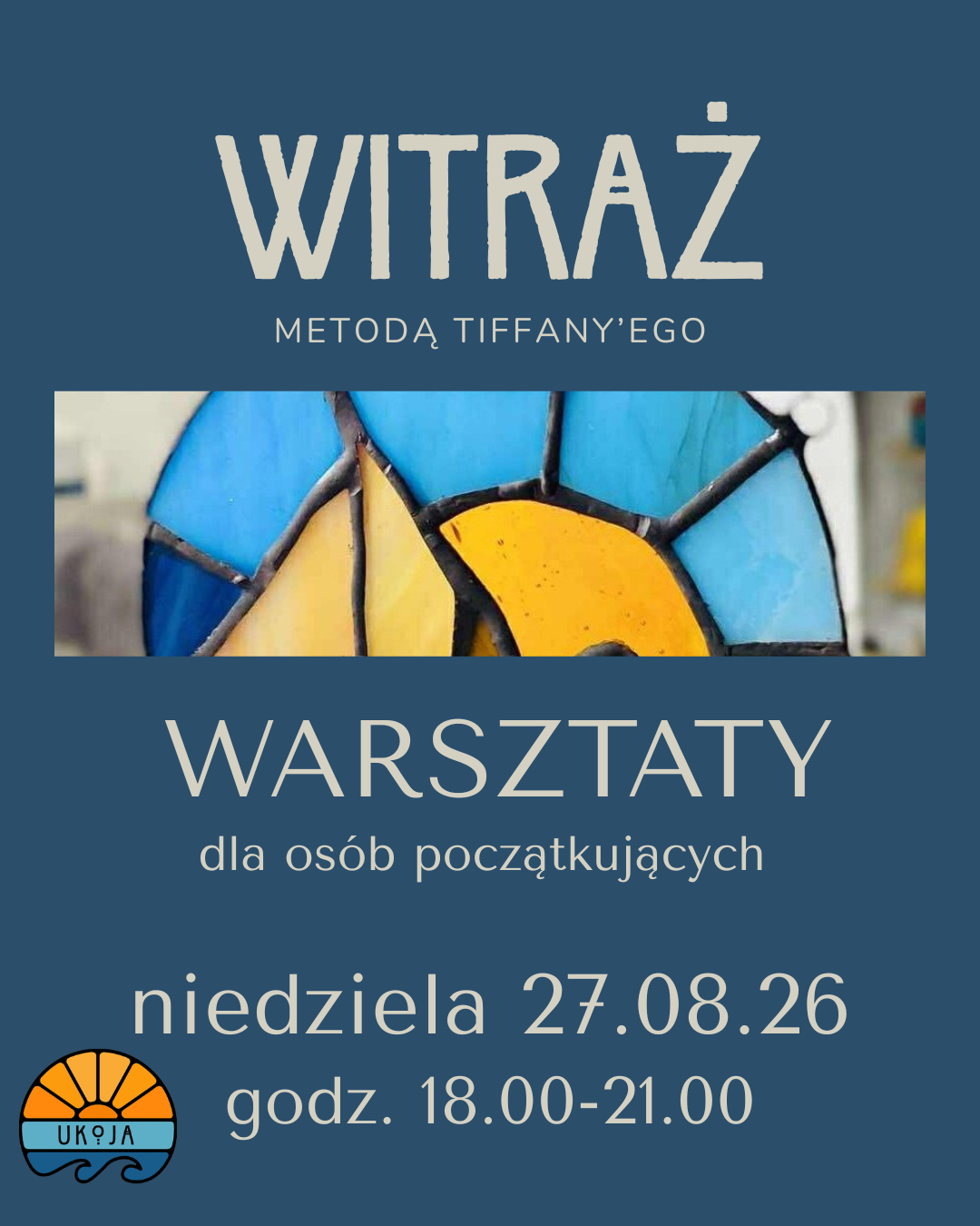 Warsztat witrażu 3h - 27.08.2026 godz. 18.00
